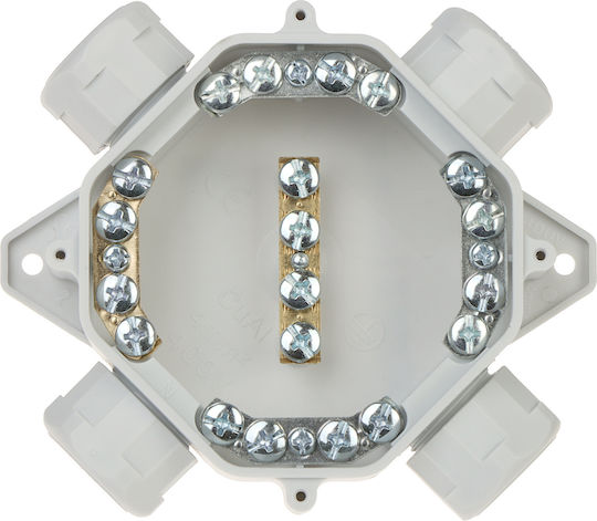 Elektro Plast Junction Box Outdoor Placement Branching Waterproof IP67 in Grey Colour