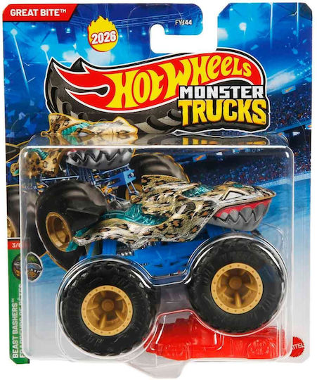 Mattel Hot Wheels Monster Trucks Live Fahrzeug 1:64 Hw Tiger Shark Fyj44/jkj90