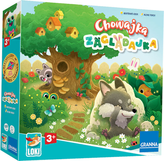 Board Game Peek-A-Boo for 2-6 Players 3+ Years Old (PL) Granna