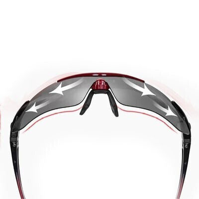Rockbros Cycling Glasses with Black Frame and Polarized / Transparent Lenses