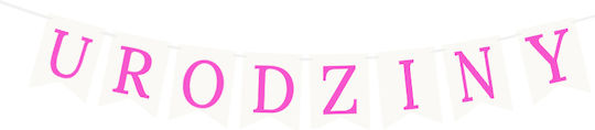 Birthday Banner Pink 1 Set
