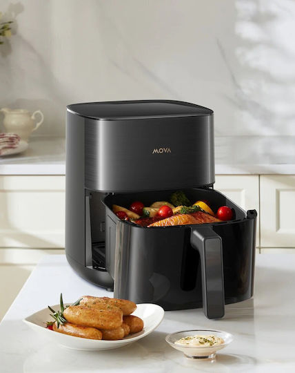 Mova Air Fryer με Διπλό Αποσπώμενο Κάδο 6lt Μαύρο 2123295