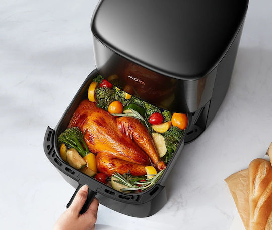 Mova Air Fryer με Διπλό Αποσπώμενο Κάδο 6lt Μαύρο 2123295