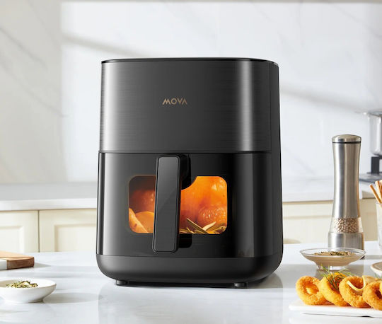Mova Air Fryer με Διπλό Αποσπώμενο Κάδο 6lt Μαύρο 2123295