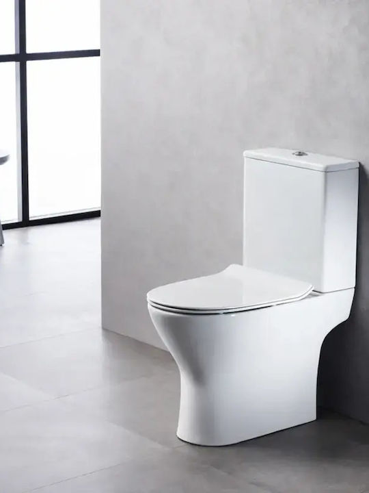 Tema Tonic 3000 Floor-Standing Toilet Rimless with Flush