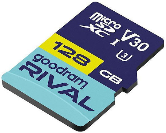 GoodRAM microSDXC 128GB U3 V30 UHS-I 100MB/s с адаптер