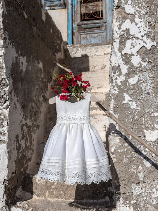 Sugar N Spice White Baptism Dress