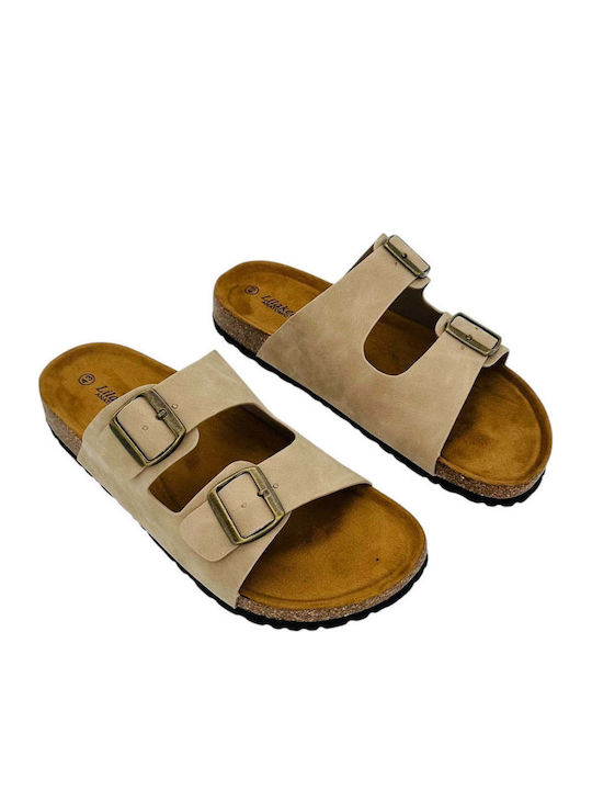 Men's Sandals In Beige Colour Regular Fit