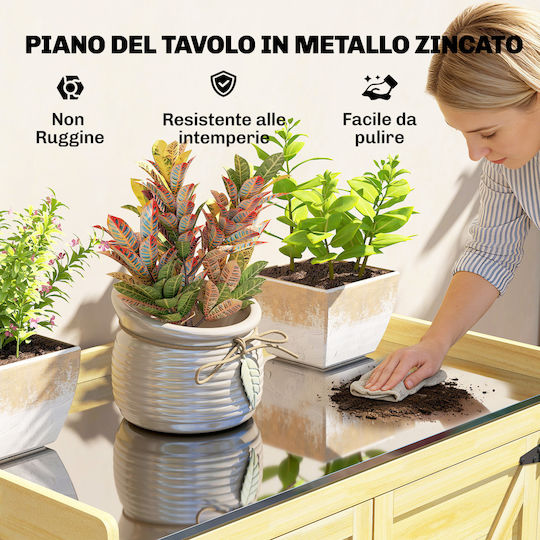 Double-leaf Wooden Cabinet 71.5x39x95 cm