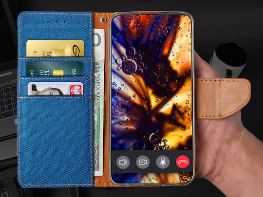 Case Oppo Reno 13 Pro 5g Canvas Magnetic Wallet Case + 9h Glass