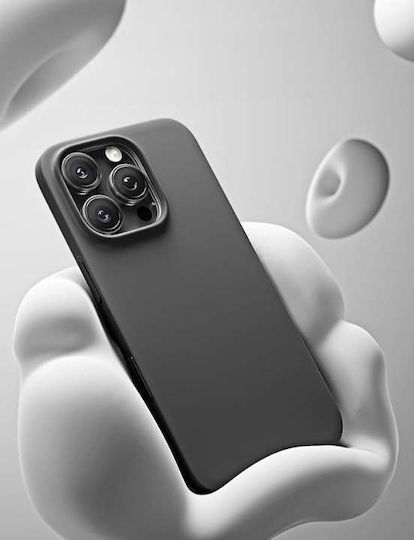 Husă Tip Back Cover Pentru iPhone 16 Pro Compatibil Cu Magsafe Silicon Mat Negru