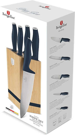 Berlinger Haus Messer Set mit Sockel aus Rostfreiem Stahl