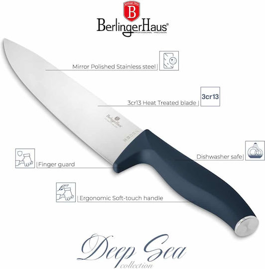 Berlinger Haus Messer Set mit Sockel aus Rostfreiem Stahl