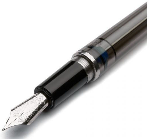 Pineider Avatar Fountain Pen Medium Transparent Steel