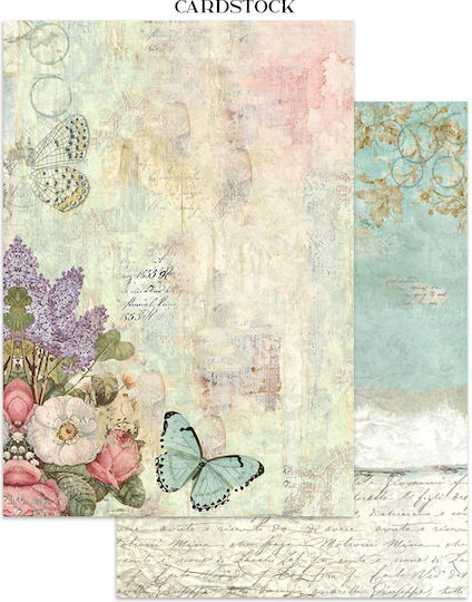 Junk Journal Αυτοκόλλητα Cut-outs Backgrounds Wonderland