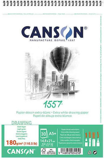Μπλοκ Σχεδίου Canson 1557 Dessin 180gr A4 21 X 29.7cm