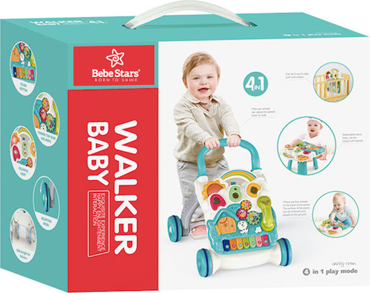Bebe Stars Ride On Car for 6+ Months with Sounds Light Blue