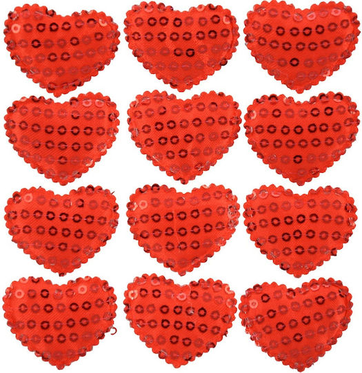Fabric Party Stickers Set 12 Pieces