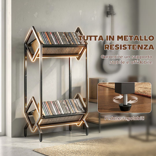 HomCom Φορητή Θήκη CD & DVD