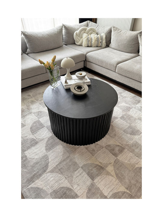 SteweHome Правоъгълен Сив Килим 100x300см