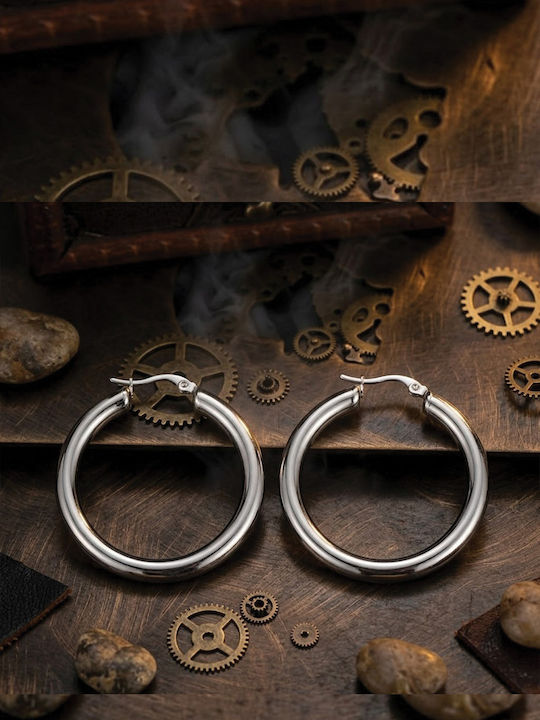 Meet Me At The Sunset Earrings Hoops Made of Steel Meet Me At The Sunset Earrings Hoops Made of Steel