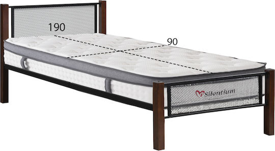Rayven Κρεβάτι Μονό με Στρώμα 90x190cm Dirty Oak Rayven Κρεβάτι Μονό με Στρώμα 90x190cm Dirty Oak