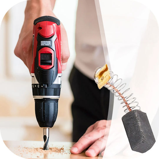 Carbon Brushes Power Tools Grinder Drill Set 4 Pieces