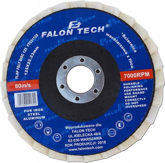 Falon Tech 125mm Felt Polishing Pad Lamellar