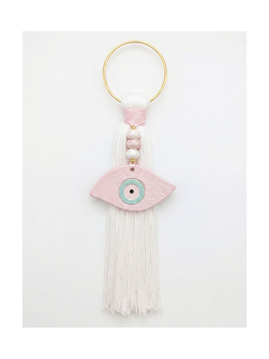 Grekas Home Handmade Hanging New Year's Lucky Charm White Ceramic Burner