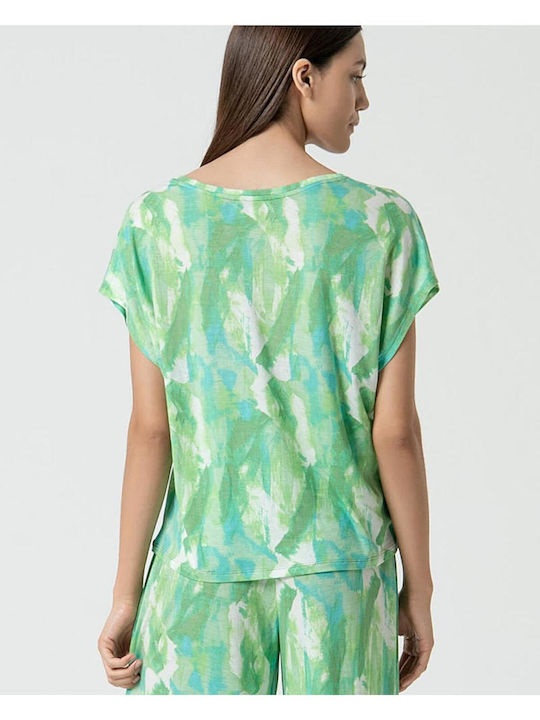 Damen T-Shirt Grün