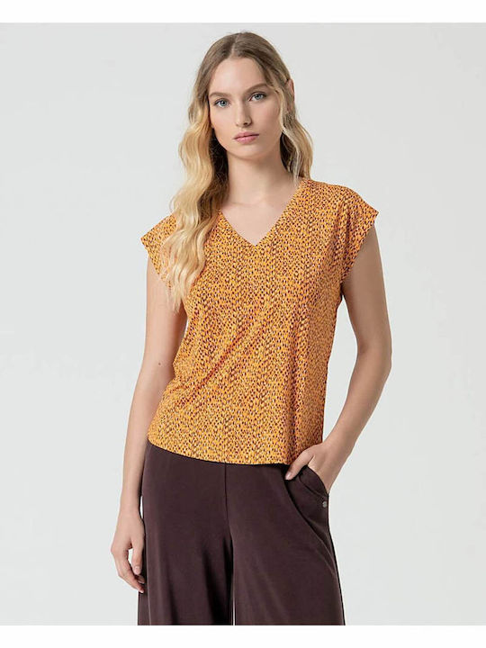 Bluza Damă Tricou Galben