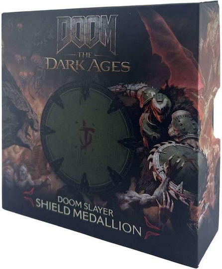 FaNaTtik Doom: The Dark Ages - Μενταγιόν Saw Shield Φιγούρα