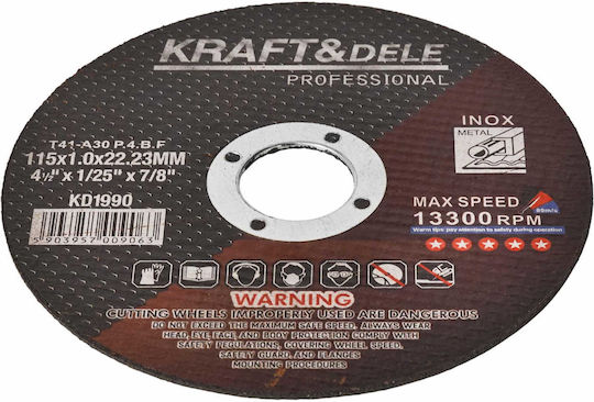 Kraft & Dele Disc de Tăiere pentru Metal 115mm 25 Bucăți