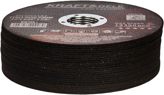 Kraft & Dele Disc de Tăiere pentru Metal 115mm 25 Bucăți