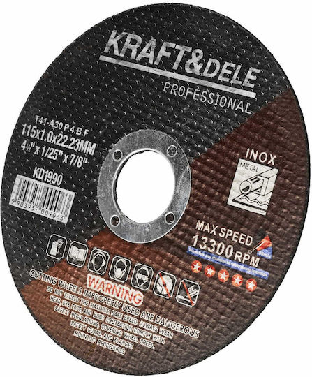 Kraft & Dele Disc de Tăiere pentru Metal 115mm 25 Bucăți