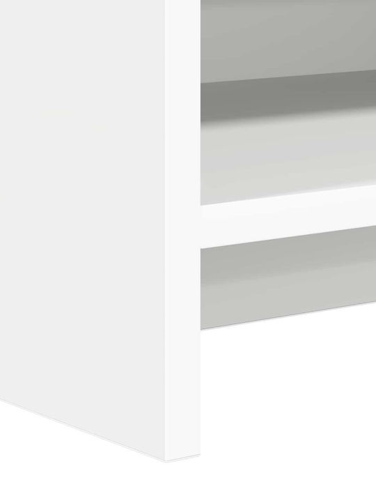 TV-Ständer Weiß M135xP33xH47cm
