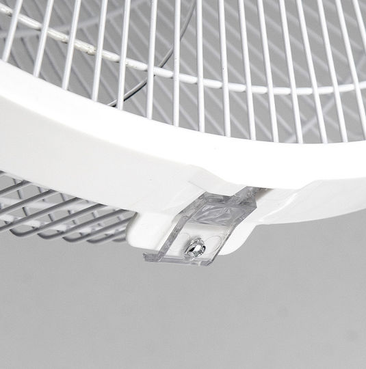 Gruppe Πολυμορφικός Ανεμιστήρας 60W Διαμέτρου 45cm με Τηλεχειριστήριο Λευκός