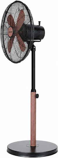 Gruppe Ανεμιστήρας Ορθοστάτης 55W Black - Wood