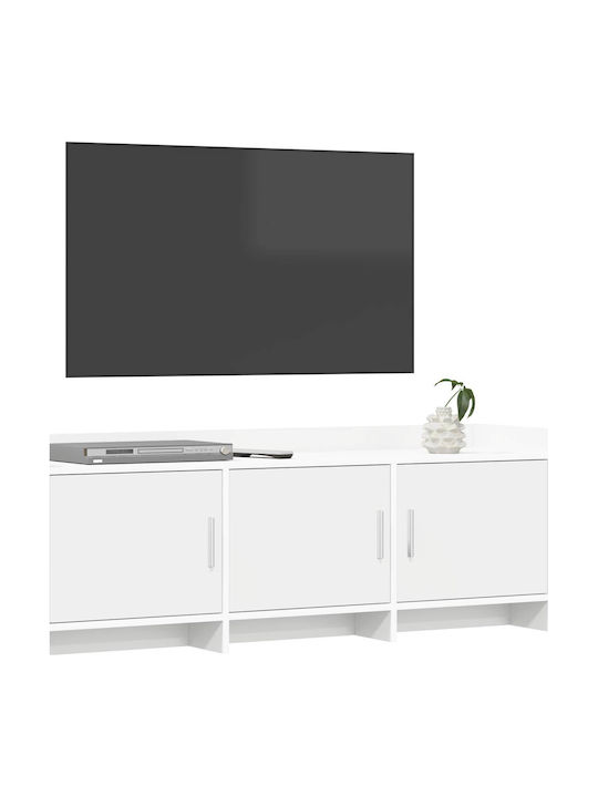 Етажерка за Телевизор Бяла 130x33x47см