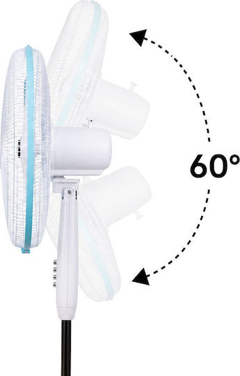 Gruppe Pedestal Fan 40W White