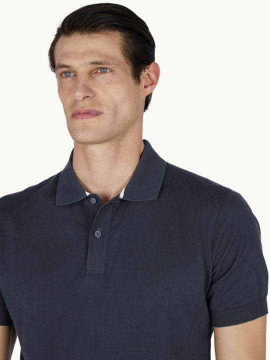 Polo Blouse Dama Blue