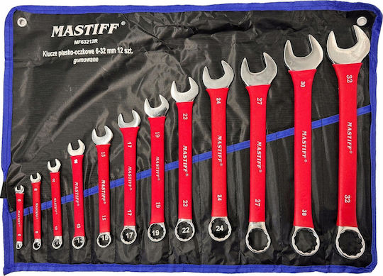 Set Chei Combinatizate Cauciucate 12 Bucăți 6-32 Mm În Husă