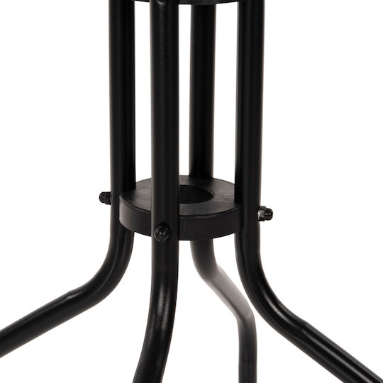 Set Dining de Exterior 3 Piese Negru