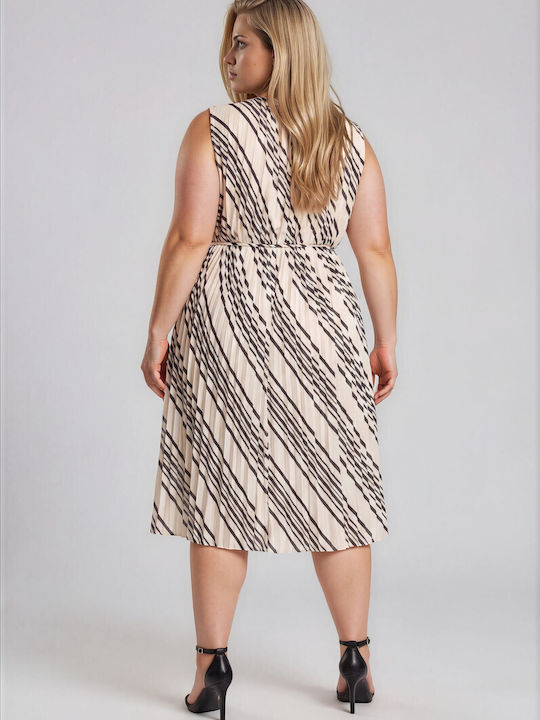 Summer Midi Dress for Wedding / Christening Ecru