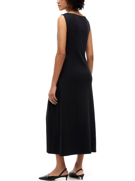 Tommy Hilfiger Midi Dress Black Tommy Hilfiger Midi Dress Black