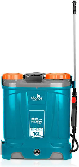 Smartic Ψεκαστήρας Προπιέσεως 12V με Μπαταρία 8Ah με Χωρητικότητα 16lt