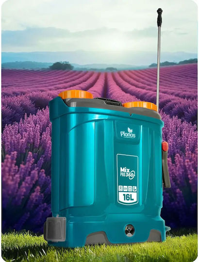 Smartic Ψεκαστήρας Προπιέσεως 12V με Μπαταρία 8Ah με Χωρητικότητα 16lt