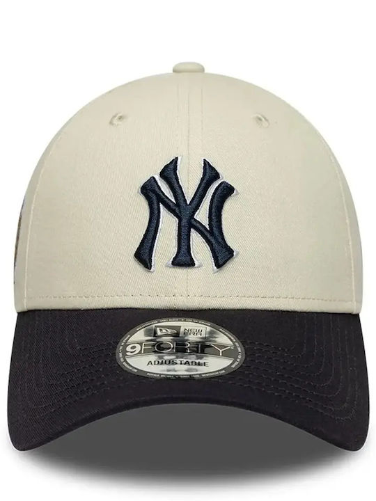 New Era New York Yankees Mlb World Series Patch 9forty Adjustable Cap Унисекс Шапка Памук Крем 60856257