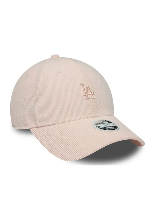 New Era La Dodgers Womens Mlb Cord Pastel Roz 9forty Adjustable Jockey Roz
