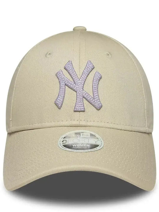 New Era Metallic 9forty Adjustable Jockey Bej Pentru Femei